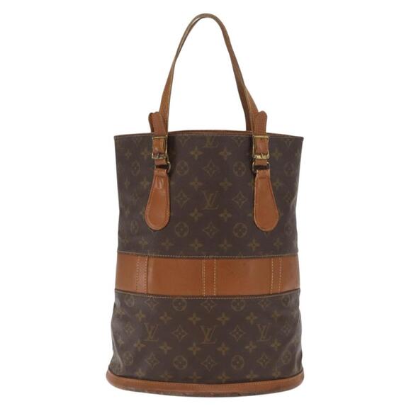LOUIS VUITTON Monogram Bucket GM Shoulder Bag USA limited T42236 LV Auth bs31934
